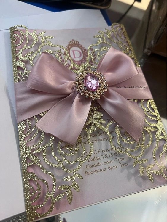 Blush and gold quinceanera best sale